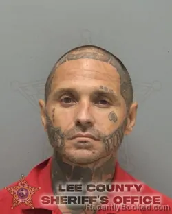 Mugshot of Brian Scott Pynes booked in Lee County, Florida on September 12, 2026