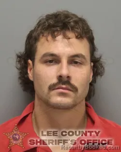 Mugshot of Ethan Michael Montgomery booked in Lee County, Florida on September 13, 2026