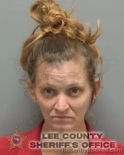 Mugshot of Amanda Jo Fisher booked in Lee County, Florida on September 13, 2026