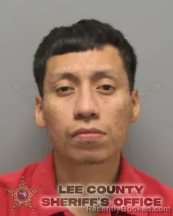 Mugshot of Pepe Hernandez booked in Lee County, Florida on September 14, 2026