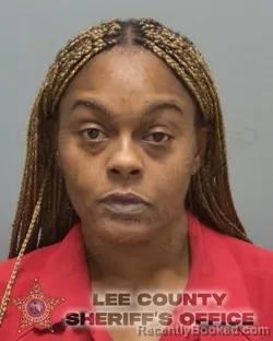 Mugshot of Fertima Monique Smith-Knowles booked in Lee County, Florida on September 14, 2026