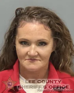 Mugshot of Lauren Kay Green booked in Lee County, Florida on September 14, 2026