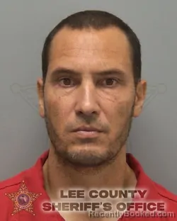 Mugshot of Omar Felipe Perez-Rodriguez booked in Lee County, Florida on September 15, 2026