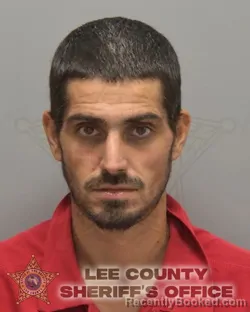 Mugshot of Nicholas Edward Stasiewicz booked in Lee County, Florida on September 15, 2026