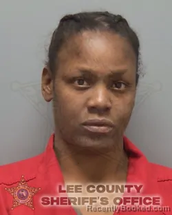 Mugshot of Natasha Anita Douglas booked in Lee County, Florida on September 15, 2026