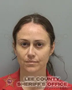 Mugshot of Tatiana Marie Martinez booked in Lee County, Florida on September 15, 2026