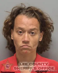 Mugshot of Mackenzie Paige Ortiz booked in Lee County, Florida on September 15, 2026
