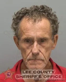 Mugshot of David Vernon Hendrix booked in Lee County, Florida on September 15, 2026