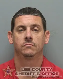 Mugshot of Justin Daniel Perez booked in Lee County, Florida on September 15, 2026