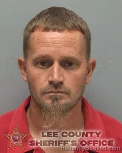Mugshot of Aaron Eugene Cason booked in Lee County, Florida on September 15, 2026
