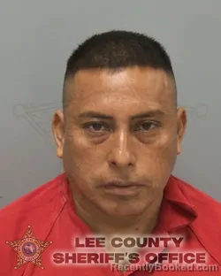 Mugshot of Rubio Gonzalo Luis Domingo booked in Lee County, Florida on September 15, 2026