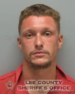 Mugshot of Cody Michael Ward booked in Lee County, Florida on September 16, 2026