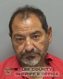 Mugshot of Albert Gomez Mancha booked in Lee County, Florida on September 16, 2026