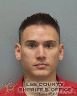 Mugshot of Ronny Camacho Aleman booked in Lee County, Florida on September 16, 2026
