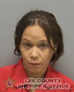 Mugshot of Jocelyn Marie Capdevilla booked in Lee County, Florida on September 16, 2026