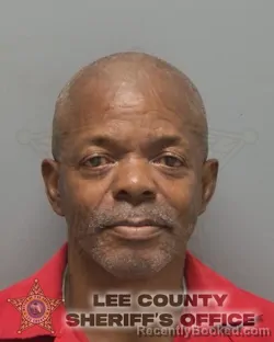 Mugshot of Larry Eugene Brown booked in Lee County, Florida on September 16, 2026