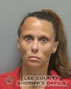 Mugshot of Ashley Nichole Reddick booked in Lee County, Florida on September 16, 2026