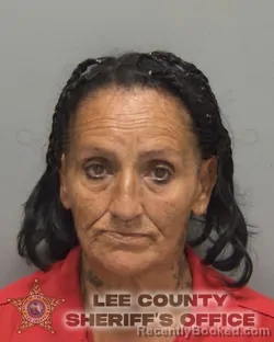 Mugshot of Esmeralda Maria Gonzales booked in Lee County, Florida on September 17, 2026