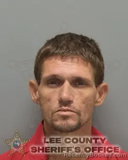 Mugshot of Clayton Ray Coffey booked in Lee County, Florida on September 17, 2026