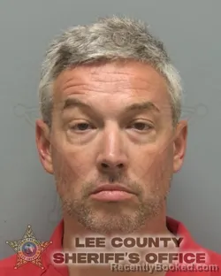 Mugshot of Douglas Stewart Carnegie booked in Lee County, Florida on September 17, 2026