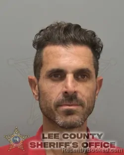 Mugshot of Bryan Christopher Hamilton booked in Lee County, Florida on September 17, 2026