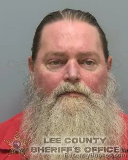 Mugshot of John David Davenport booked in Lee County, Florida on September 17, 2026