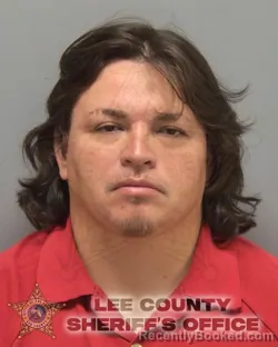 Mugshot of Jose Vicente Jimenez Tedder booked in Lee County, Florida on September 17, 2026