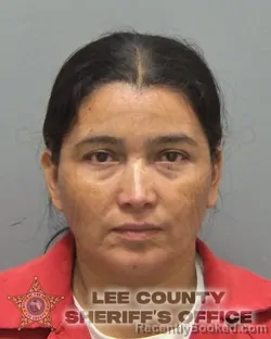 Mugshot of Orestila Ramirez Rivera booked in Lee County, Florida on September 17, 2026
