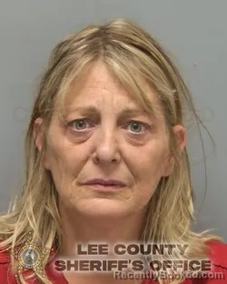 Mugshot of Dawn Marie Thomas booked in Lee County, Florida on September 18, 2026