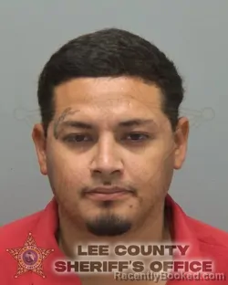 Mugshot of Juan Jose De Jesus Ortiz Martinez booked in Lee County, Florida on September 18, 2026