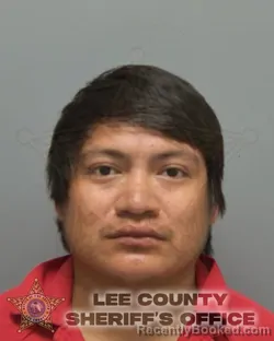 Mugshot of Sergio Pablo Lopez Chavez booked in Lee County, Florida on September 18, 2026