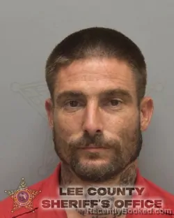 Mugshot of Shaun Michael Ohara booked in Lee County, Florida on September 18, 2026