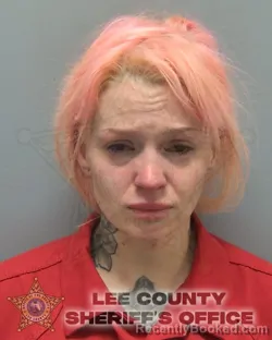 Mugshot of Olivia Sabrina Mulford booked in Lee County, Florida on September 18, 2026