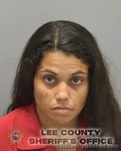 Mugshot of Jessica Larae Sixsay booked in Lee County, Florida on September 22, 2026