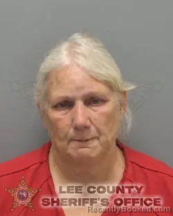 Mugshot of Sharlene Janet Pflugrad booked in Lee County, Florida on September 22, 2026