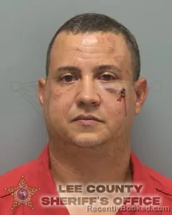 Mugshot of Carlos Manuel Rubio Beltran booked in Lee County, Florida on September 24, 2026