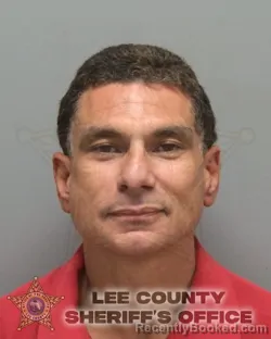 Mugshot of Marc Anthony Lopez booked in Lee County, Florida on September 24, 2026
