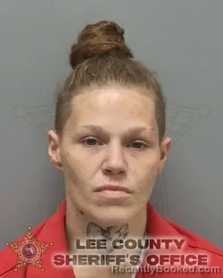 Mugshot of Abygail Brooke Martin booked in Lee County, Florida on September 24, 2026