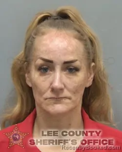 Mugshot of Cayla Ashley Nieves booked in Lee County, Florida on September 24, 2026