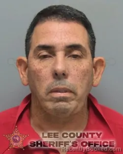Mugshot of Luis Martinez Rodriguez booked in Lee County, Florida on September 24, 2026