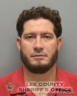 Mugshot of Elyin Enoc Martinez Treminio booked in Lee County, Florida on September 24, 2026