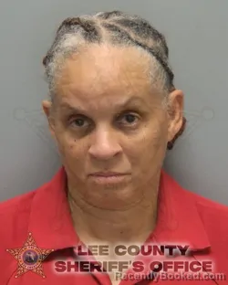 Mugshot of Cwendolyn Ouida Bowman booked in Lee County, Florida on September 24, 2026
