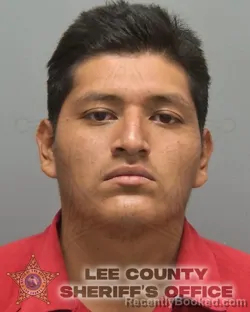 Mugshot of Ismael Castaneda-Loarca booked in Lee County, Florida on September 24, 2026