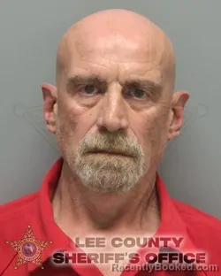 Mugshot of Raymond Shawn Busse booked in Lee County, Florida on September 24, 2026