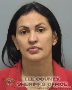 Mugshot of Yeny Mirabal Sobrino booked in Lee County, Florida on September 25, 2026