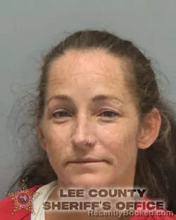 Mugshot of Amber Lee Riley booked in Lee County, Florida on September 25, 2026