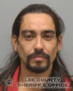 Mugshot of Omar Flores Gonzalez booked in Lee County, Florida on September 25, 2026