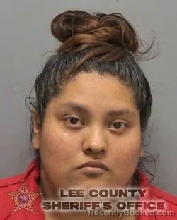 Mugshot of Maria Lupita Escobar booked in Lee County, Florida on September 25, 2026
