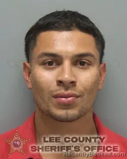 Mugshot of Delmer Edgardo Regalado booked in Lee County, Florida on September 26, 2026