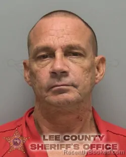 Mugshot of Michael Keith Baker booked in Lee County, Florida on September 26, 2026